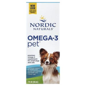 Nordic Naturals, Omega-3 Pet™, для маленьких собак и кошек, 60 мл (2 жидк. унции)