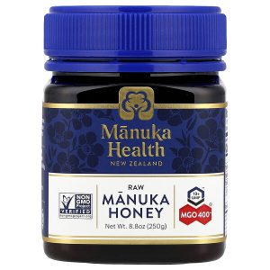 Manuka Health, необработанный мёд манука, UMF 13+, MGO 400+, 250 г (8,8 унции)