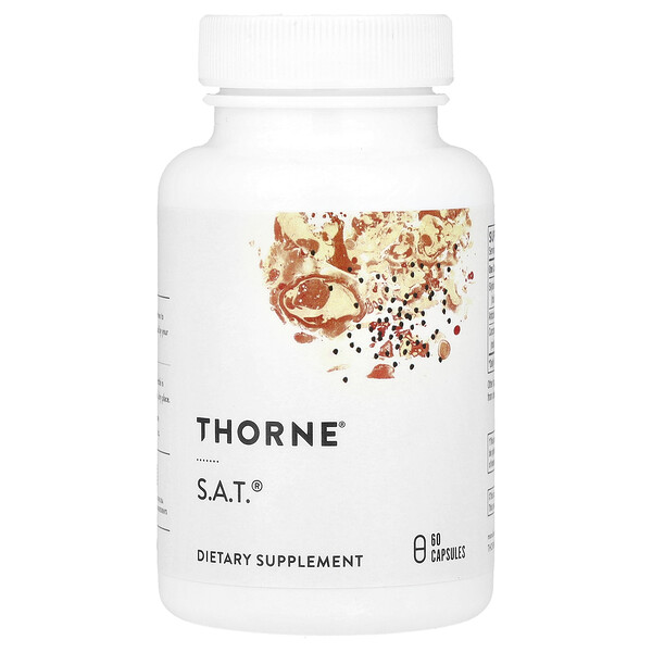 Thorne, S.A.T.®, 60 капсул