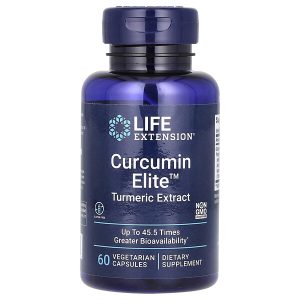 Life Extension, Curcumin Elite, экстракт куркумы, 60 растительных капсул