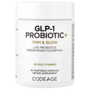 Codeage, GLP-1 Probiotic +, 90 растительных капсул