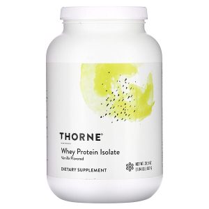 Thorne, Изолят сывороточного протеина, ваниль, 837 г (1,84 фунта)