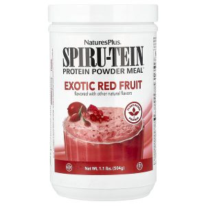 NaturesPlus, Spiru-Tein®, протеиновый порошок, со вкусом экзотических красных фруктов, 504 г (1,1 фунта)