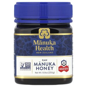 Manuka Health, необработанный мёд манука, UMF 16+™, MGO 573+, 250 г (8,8 унции)