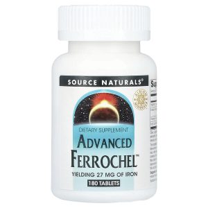 Source Naturals, Advanced Ferrochel™, 180 таблеток