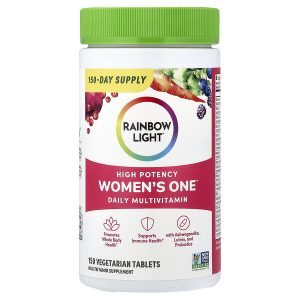 Rainbow Light, Women's One™, мультивитамины для ежедневного приема, высокая эффективность, 150 вегетарианских таблеток