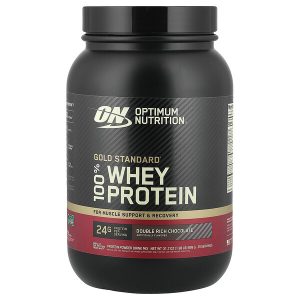 Optimum Nutrition, Gold Standard® 100% сывороточный протеин, со вкусом двойного шоколада, 899 кг (1,98 фунта)
