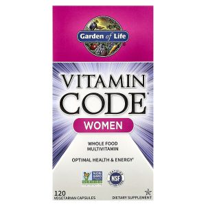 Garden of Life, Vitamin Code®, мультивитамины из цельных пищевых продуктов для женщин, 120 вегетарианских капсул