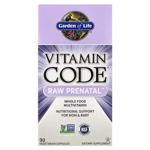 Garden of Life, Vitamin Code, RAW Prenatal, 90 вегетарианских капсул