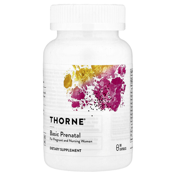 Thorne, Basic Prenatal, 90 капсул